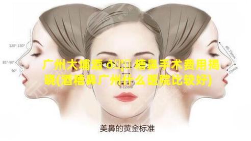 广州大埔酒 🦉 糟鼻手术费用揭晓(酒糟鼻广州什么医院比较好)